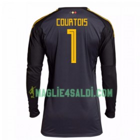 Maglia Belgio Courtois 1 Portiere Prima Divisa Mondiali di Calcio 2018